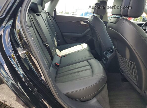 WAUENAF42KA014709 2019 AUDI A4 Black Vista de los asientos traseros