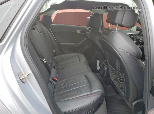 WAUENAF42KA035883 2019 AUDI A4 Silver უკანა სავარძლების ხედი