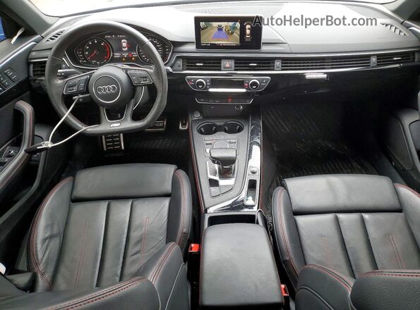 WAUENAF42KA035883 2019 AUDI A4 Silver წინა პანელის ხედი