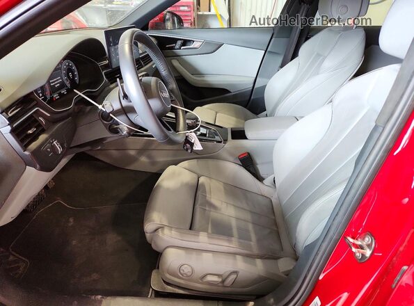 WAUENAF43LN011179 2020 AUDI A4 Red Front interior view