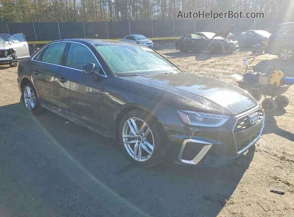 WAUENAF44LA062858 2020 AUDI A4 Черный Передняя правая четверть