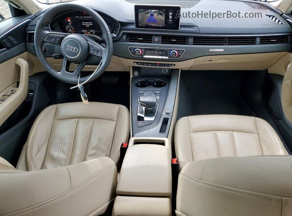 WAUENAF45JA106735 2018 AUDI A4 White Առջևի վահանակի տեսք