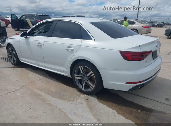 WAUENAF45JA136978 2018 AUDI A4 White უკანა მარცხენა