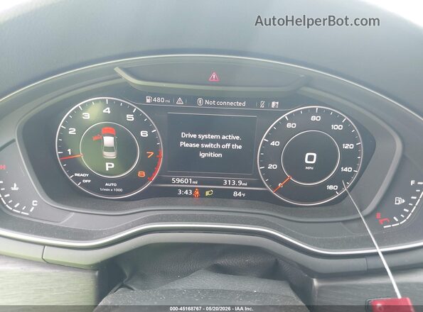 WAUENAF45JA136978 2018 AUDI A4 White 