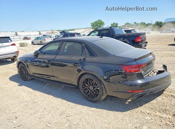WAUENAF45KA013568 2019 AUDI A4 Black Trasero izquierdo