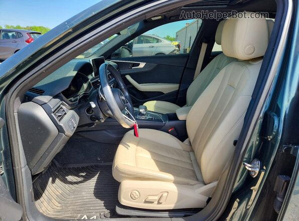 WAUENAF46HN024483 2017 AUDI A4 Green Вид салону спереду