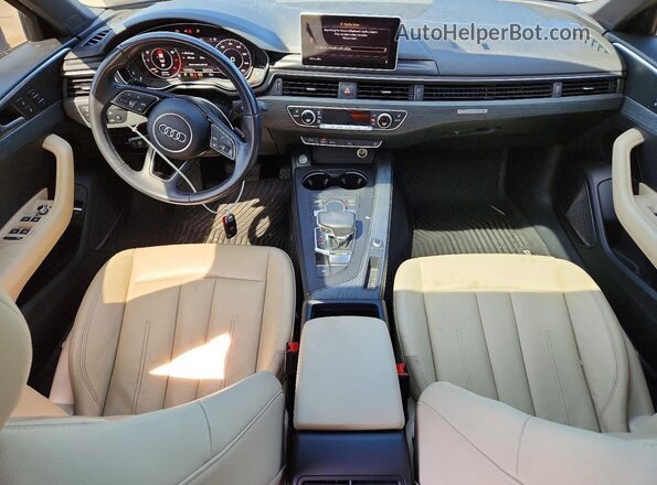 WAUENAF46HN024483 2017 AUDI A4 Green Вид панелі приладів