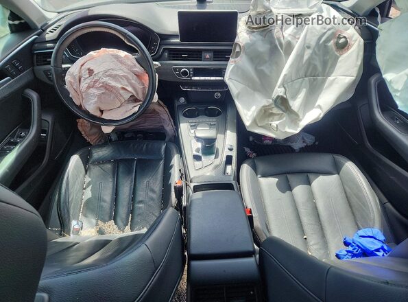 WAUENAF47HN037355 2017 AUDI A4 Gray წინა პანელის ხედი