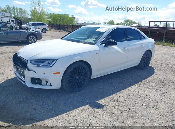 WAUENAF47HN067052 2017 AUDI A4 White წინა მარცხენა ხედი სამი მეოთხედიდან