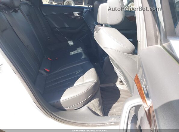 WAUENAF47HN067052 2017 AUDI A4 White VIN კოდის სტიკერის ხედი