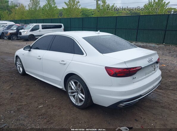 WAUENAF48LA042189 2020 AUDI A4 White უკანა მარცხენა
