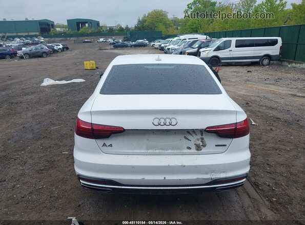 WAUENAF48LA042189 2020 AUDI A4 White 