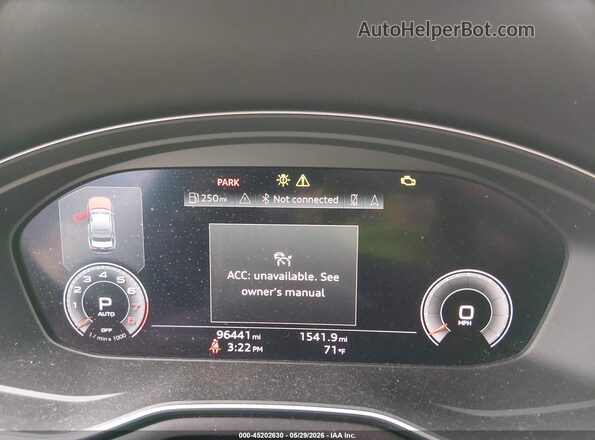 WAUENAF48LN005538 2020 AUDI OTHER White უკანა სალონის ხედი