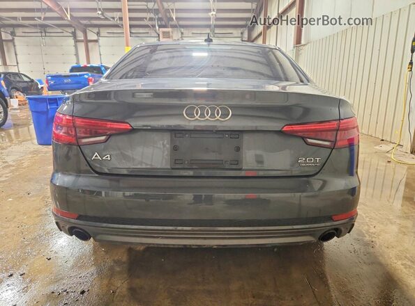 WAUENAF49HN034635 2017 AUDI A4 Gray Вид ззаду