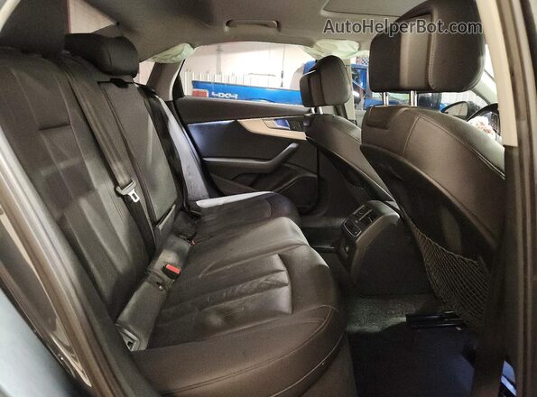 WAUENAF49HN034635 2017 AUDI A4 Gray Вид задніх сидінь