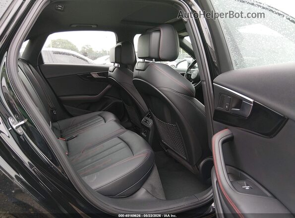 WAUENAF49JA039329 2018 AUDI A4 Black Vista de la etiqueta del VIN