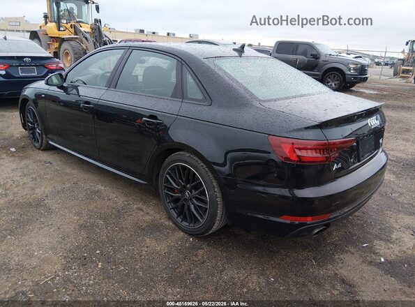 WAUENAF49JA039329 2018 AUDI A4 Black Trasero izquierdo