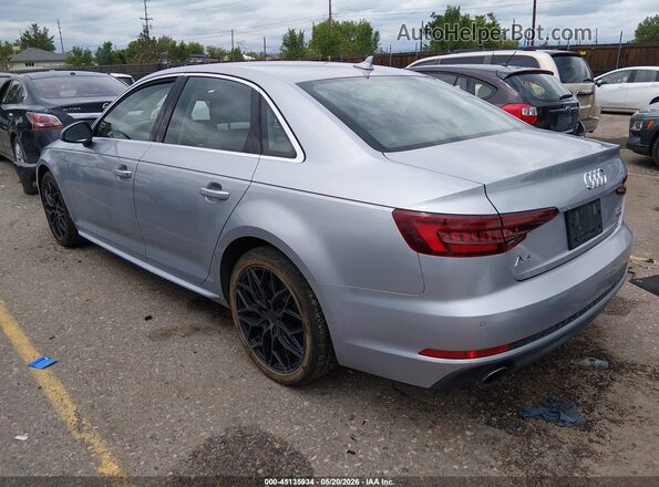 WAUENAF49JA110481 2018 AUDI A4 Silver Trasero izquierdo