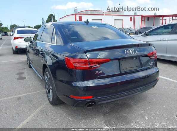 WAUENAF4XHN015365 2017 AUDI A4 Dark Blue Trasero izquierdo
