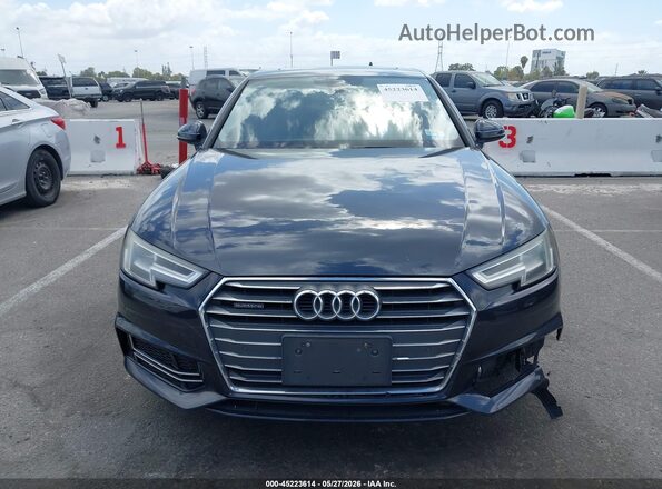 WAUENAF4XHN015365 2017 AUDI A4 Dark Blue Vista del cuadro de instrumentos