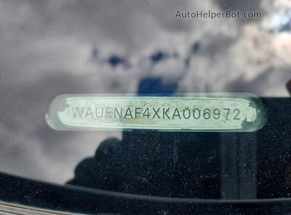 WAUENAF4XKA006972 2019 AUDI A4 White Widok komory silnika