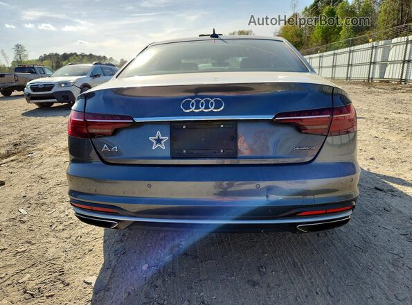 WAUENAF4XLN003838 2020 AUDI A4 Gray Вид ззаду