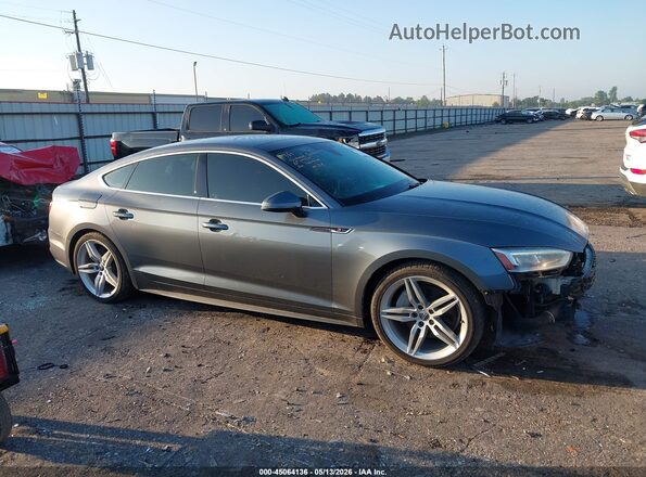 WAUENCF51JA005485 2018 AUDI A5 Gray Vista interior de 360 grados
