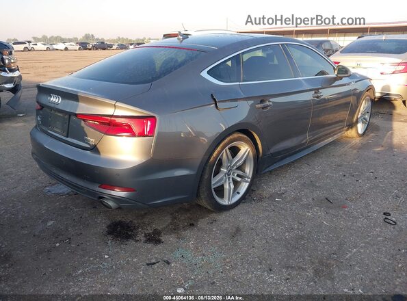 WAUENCF51JA005485 2018 AUDI A5 Gray Trasero derecho