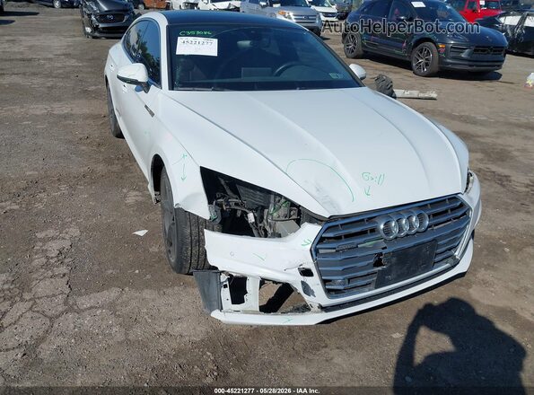 WAUENCF53JA086795 2018 AUDI A5 White წინა ხედი