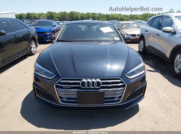 WAUENCF53JA122937 2018 AUDI A5 Dark Blue Vista del cuadro de instrumentos