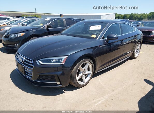 WAUENCF53JA122937 2018 AUDI A5 Dark Blue Vista tres cuartos delantera izquierda