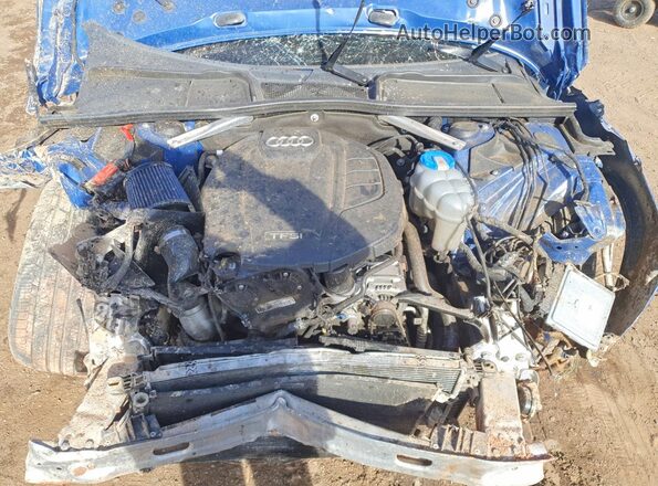 WAUENCF54KA018474 2019 AUDI A5 Синий Вид задней части салона