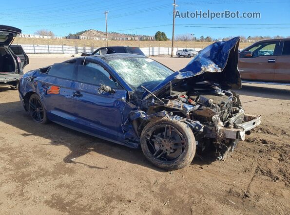 WAUENCF54KA018474 2019 AUDI A5 Синий Передняя правая четверть