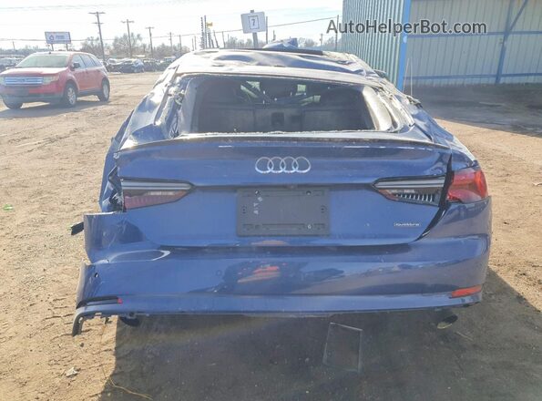 WAUENCF54KA018474 2019 AUDI A5 Синий Вид сзади