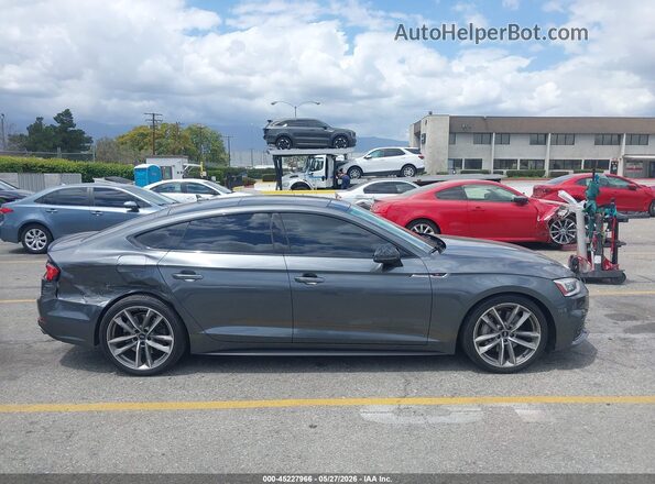 WAUENCF55KA005684 2019 AUDI A5 Gray უკანა სალონის ხედი