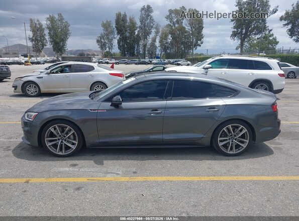 WAUENCF55KA005684 2019 AUDI A5 Gray სალონის 360-გრადუსიანი ხედი