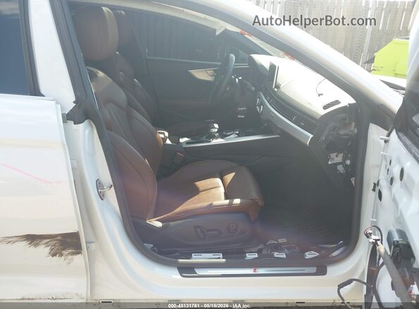 WAUENCF56KA089997 2019 AUDI A5 White წინა სალონის ხედი