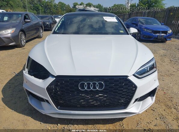 WAUENCF56KA089997 2019 AUDI A5 White უკანა სალონის ხედი