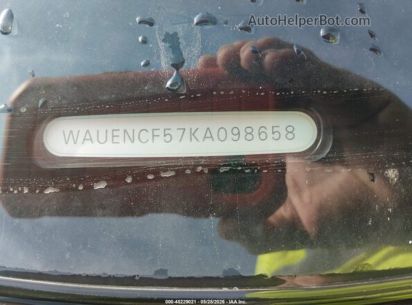 WAUENCF57KA098658 2019 AUDI A5 White Engine compartment view