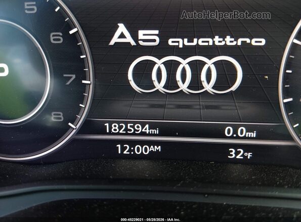 WAUENCF57KA098658 2019 AUDI A5 White 360 interior view