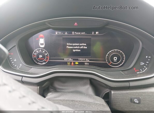 WAUENCF58JA073606 2018 AUDI A5 Gray Widok tylnych siedzeń