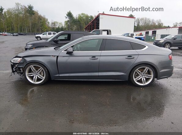 WAUENCF58JA073606 2018 AUDI A5 Gray Widok wnętrza 360 stopni