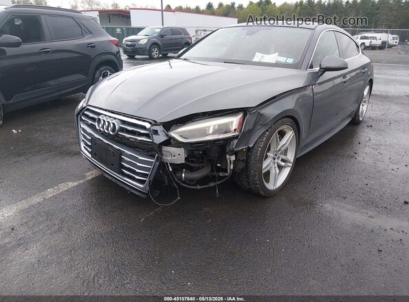 WAUENCF58JA073606 2018 AUDI A5 Gray Widok z przodu