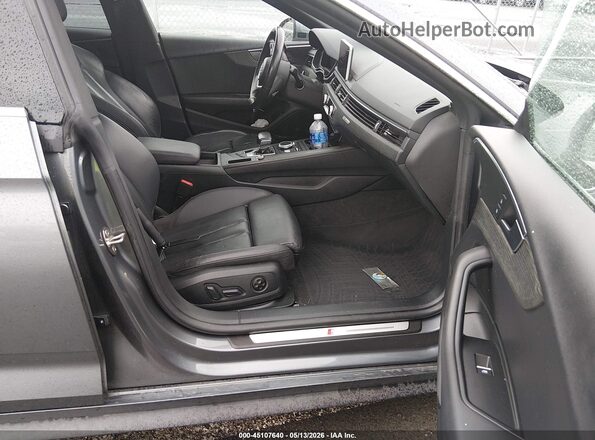 WAUENCF58JA073606 2018 AUDI A5 Gray Widok wnętrza z przodu