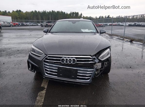 WAUENCF58JA073606 2018 AUDI A5 Gray Widok zestawu wskaźników