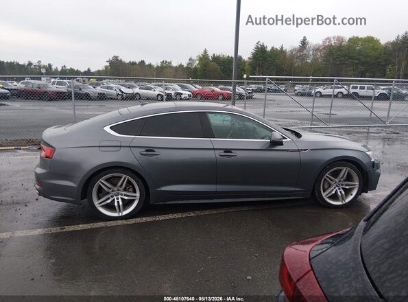 WAUENCF58JA073606 2018 AUDI A5 Gray Widok wnętrza z tyłu