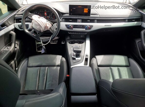 WAUENCF5XJA056189 2018 AUDI A5 Gray Առջևի վահանակի տեսք