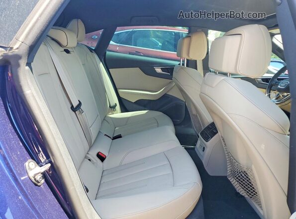 WAUFACF51SA014902 2025 AUDI A5 Синий Вид задних сидений