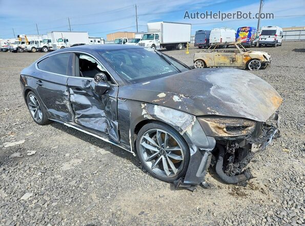 WAUFACF56MA047865 2021 AUDI A5 Угольный Передняя правая четверть