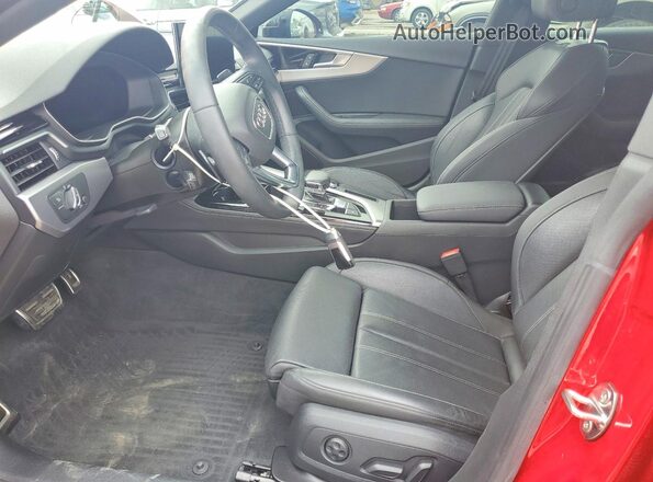 WAUFACF57PA024454 2023 AUDI A5 Red Front interior view